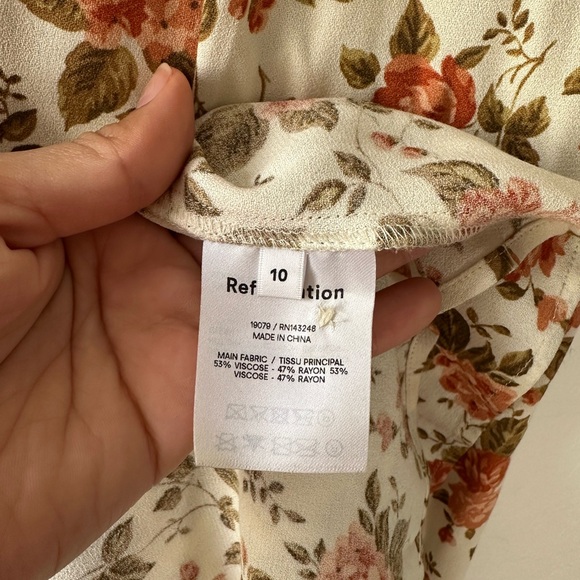 Reformation Fauna Dress- Foliage - Picture 4 of 5